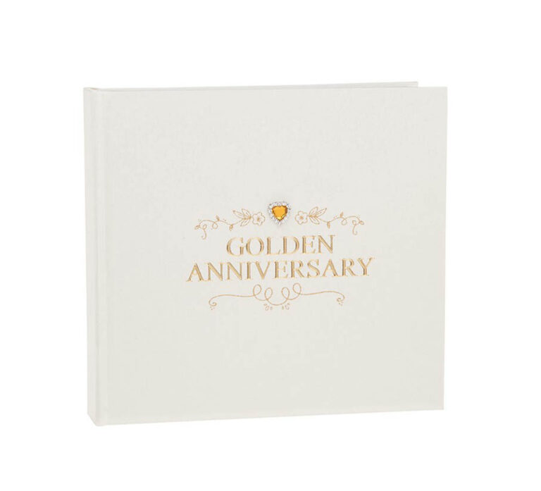 Large Golden Anniversary Photo Album