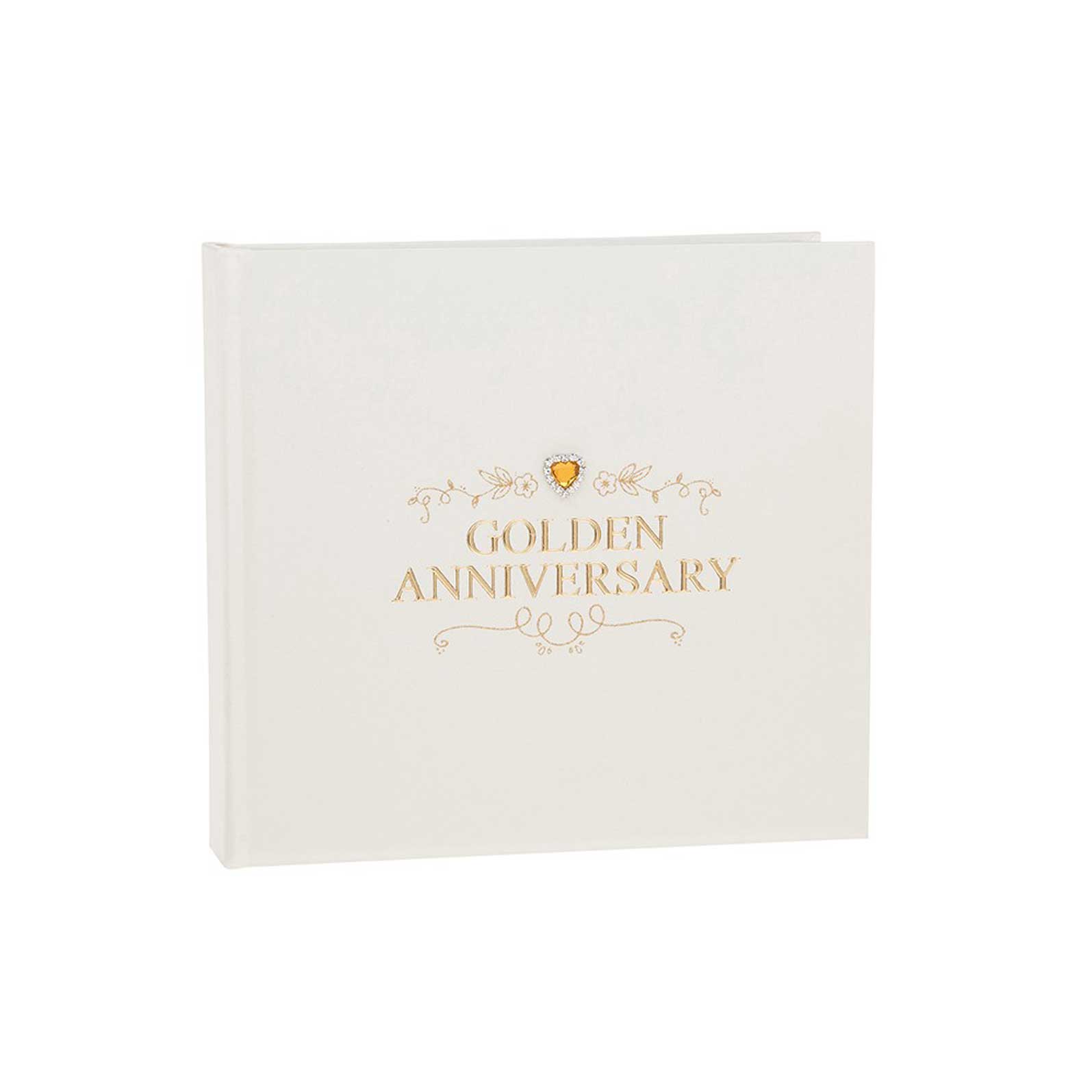 Large Golden Anniversary Photo Album for 50 x 6 x 4 prints