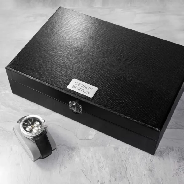 Personalised Watch & Cufflinks Box - Image 7