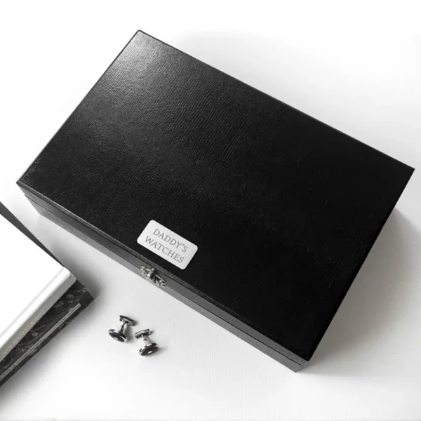 Personalised Watch & Cufflinks Box - Image 8