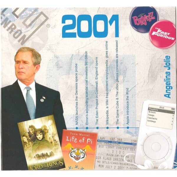 24th Anniversary Card with Original Hit Music of 2001. A Time to Remember, The Classic Years. - Image 5
