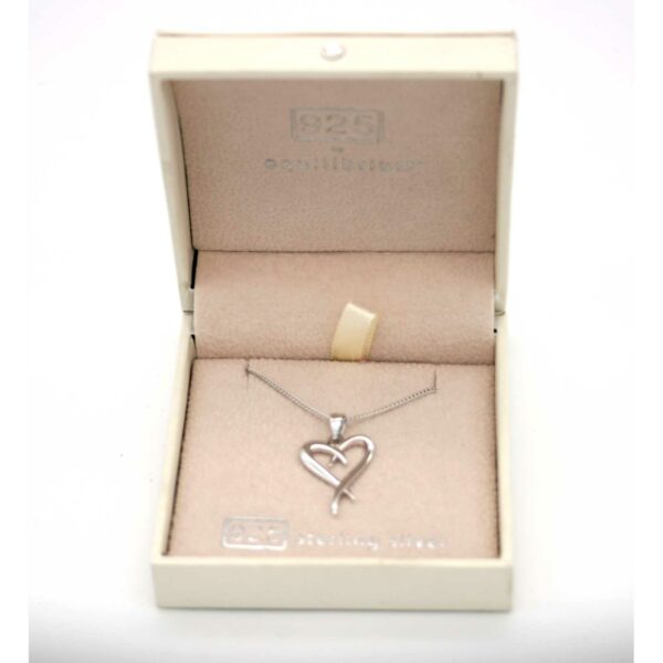 Sterling Silver 925 Heart Necklace by equilibrium - Image 4