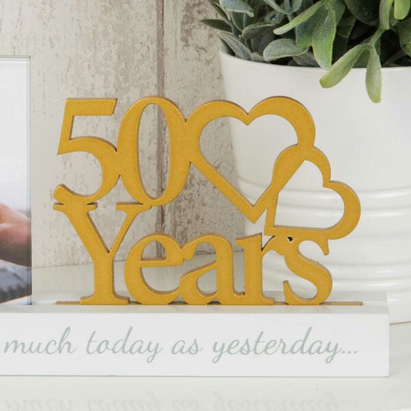 50 years Celebrations Photo Frame for 4 x 4 print wg100750