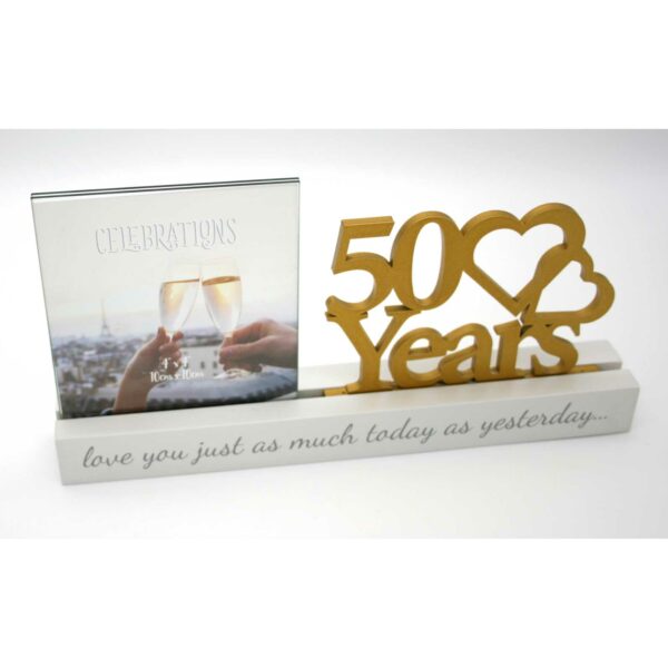 Celebrations 50 years of Love Photo Frame - Image 2