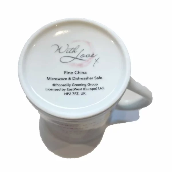 Fine China Floral Sentiment Mug - Wife - Image 4