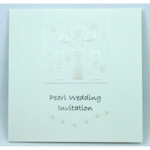 Pearl 30th Anniversary Invitation Card by Jean Barrington 343