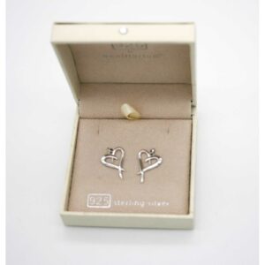 925 Silver Heart Earrings by equilibrium