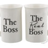 China Mug Set - The Boss and The Real Boss