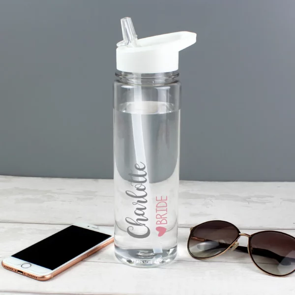 Wedding Party Participant Personalised Water Bottle - Image 2