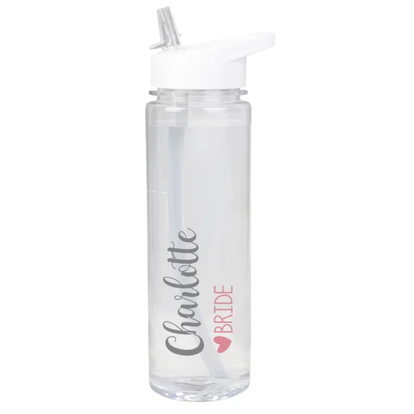 Wedding Party Participant Personalised Water Bottle - Image 4