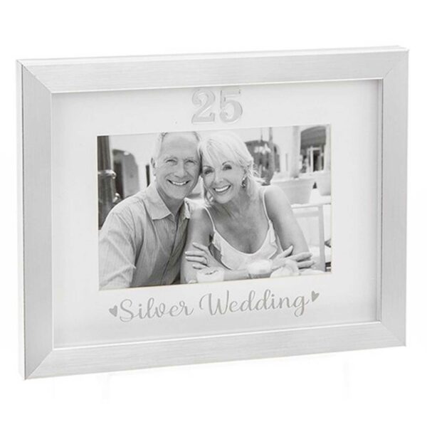 Silver Wedding Photo Frame 290328 25th Anniversary