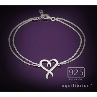 sterling silver 925 loveheart pendant 294336