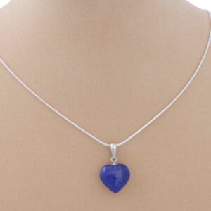 Petite Lapis Lazuli Heart Pendant