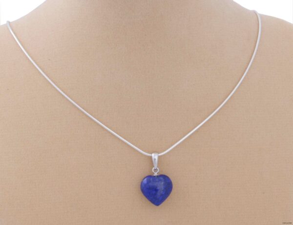 Petite Lapis Lazuli Heart Pendant