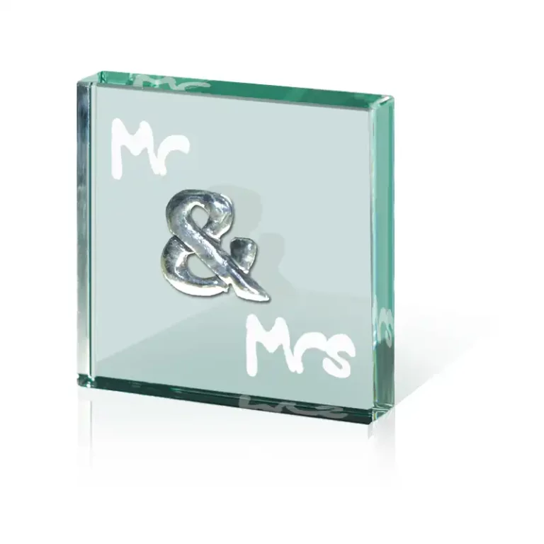 Mr and Mrs Paperweight/Token by English Pewter Company