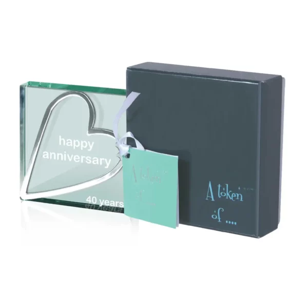 Happy Anniversary 40 years by English Pewter Company