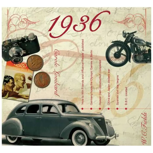 84th Anniversary or Birthday gifts CD & DVD ~ Revisit the Music and News of 1936 - Image 2