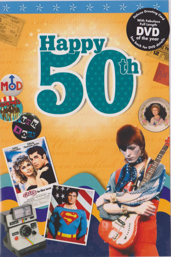 50th DVD card