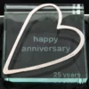 Happy Anniversary 25 years by English Pewter Company - Image 2
