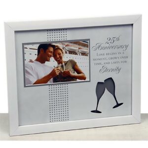 25th Anniversary Photo Frame - Moments by Shudehill Giftware