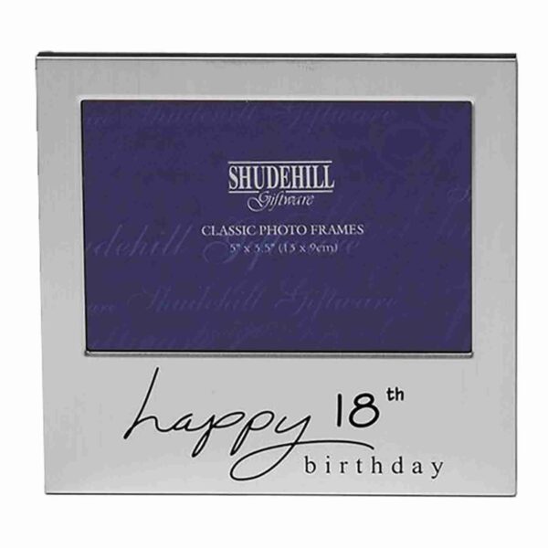 Happy 18th Birthday 5 x 3 photo Frame by Shudehill giftware