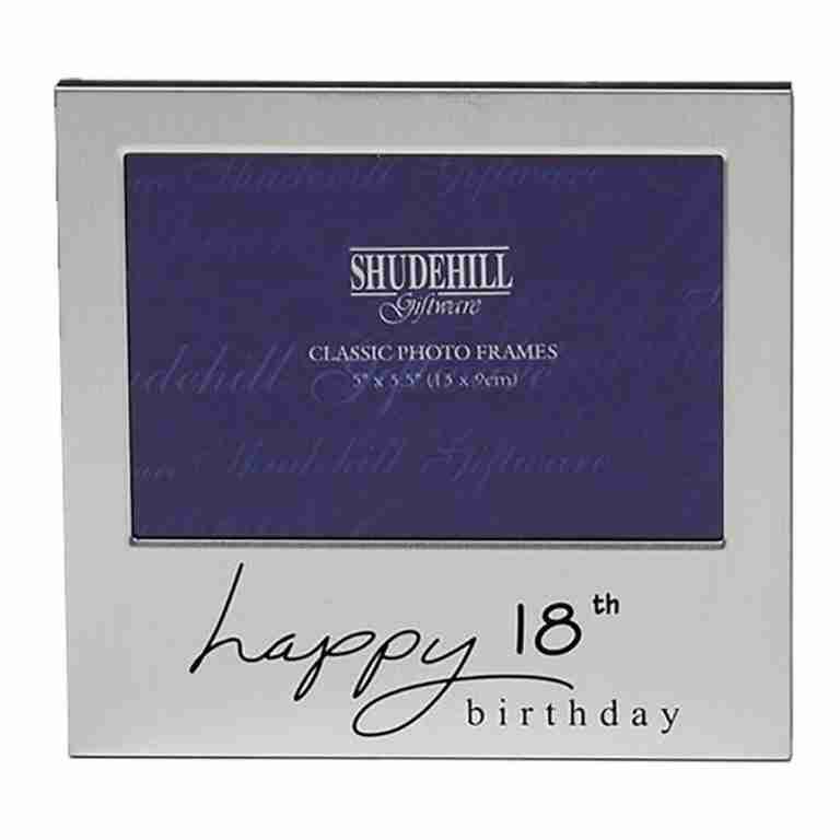 Happy 18th Birthday 5 x 3 photo Frame by Shudehill giftware