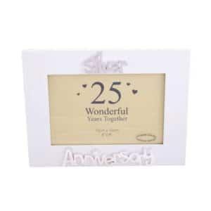 Silver Anniversary Photo Frame