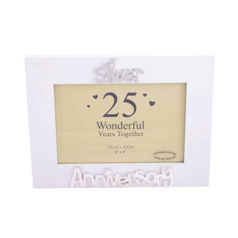 Silver Anniversary Photo Frame