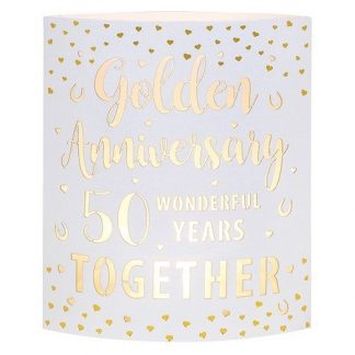 Golden Anniversary Starlight LED Lantern 293363