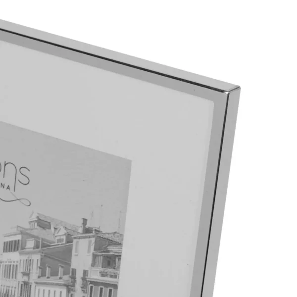Impressions narrow silver-plated 4" x 6" photo-frame with white mount border - Image 2
