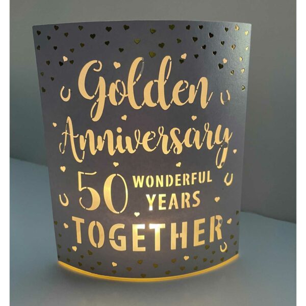 Golden Anniversary – Starlight LED Lantern