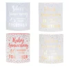 Variation of Wedding Anniversary Starlight LED Lanterns 25th 30th 40th 50th