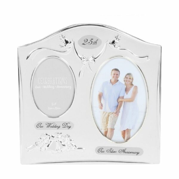 Celebrations Silver 25th Anniversary Wedding Gift