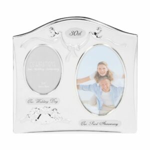 Celebrations 30th Anniversary Gift Silver Photo Frame - 6" x 4"