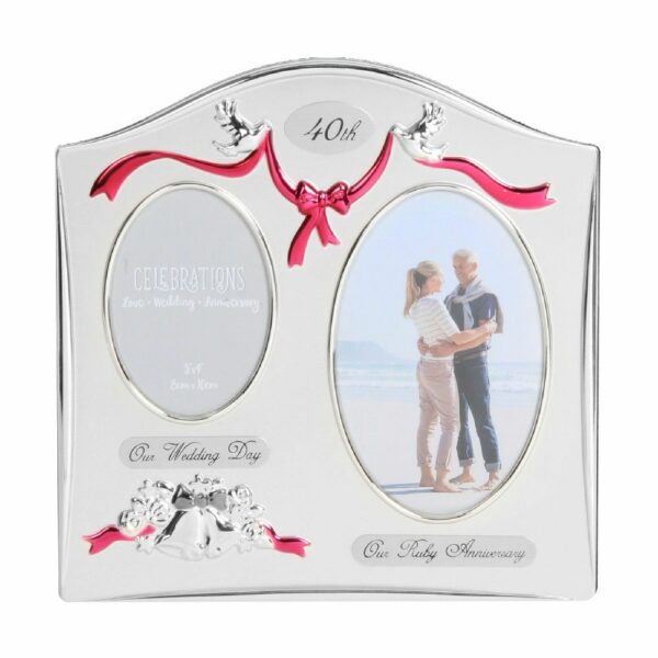 Celebrations 40th Anniversary Gift Photo Frame