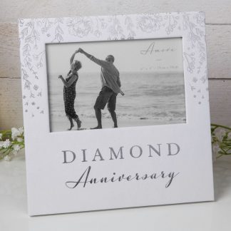 Diamond Anniversary Amore Paperwrap Photoframe 6" x 4" AM11560