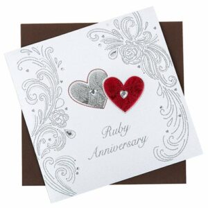 Ruby Anniversary Greeting Card