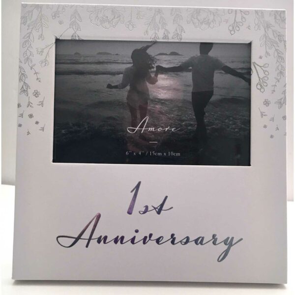 1st Anniversary Amore Paperwrap Photo Frame 6" x 4" - Image 3