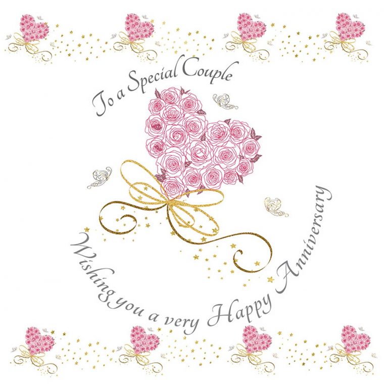 To a Special Couple Anniversary Greeting Card