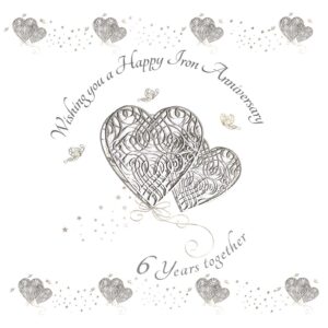 Wishing you a Happy Iron Anniversary Greeting Card