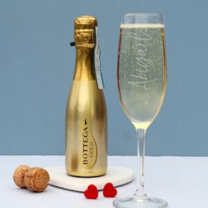 200ml Gold Bottega & Flute Set