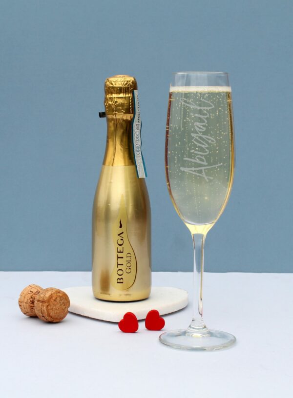 200ml Gold Bottega & Flute Set