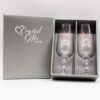 Ruby Anniversary Crystal Champagne Flutes - Image 2