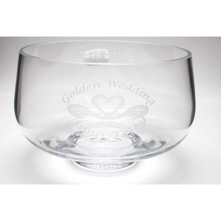 Golden Wedding Anniversary Commemoration Bowl