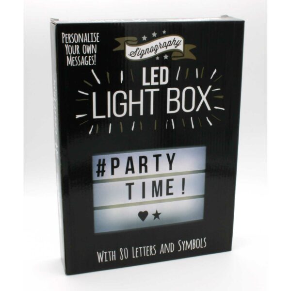 Signography LED Light Box with replaceable lettering - Image 3