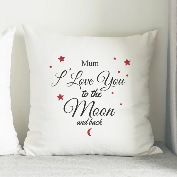 Love You To The Moon & Back Personalised Cushion Cover - Image 5