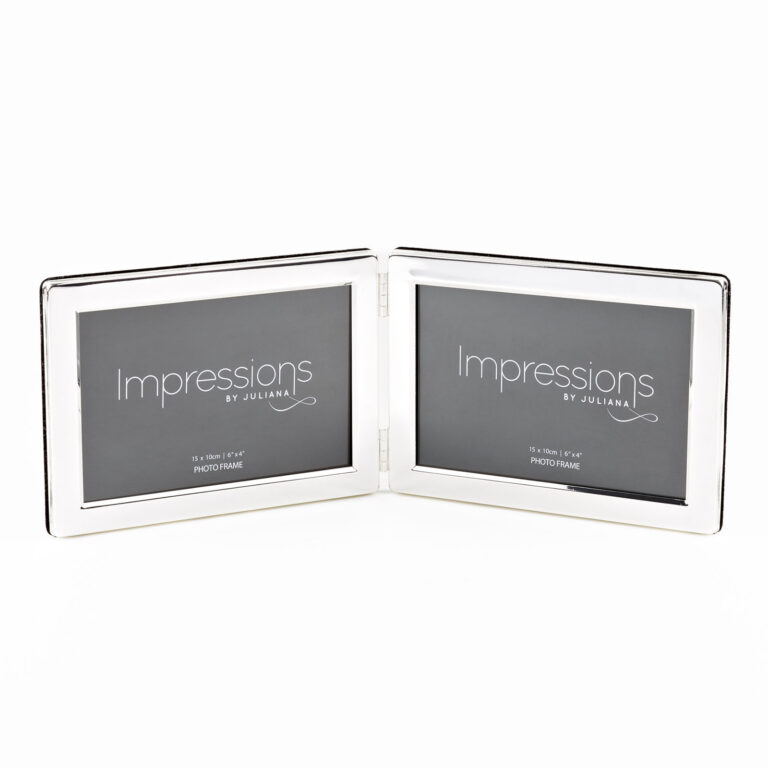 Impressions Silver plated Double Landscape Photo Frame.