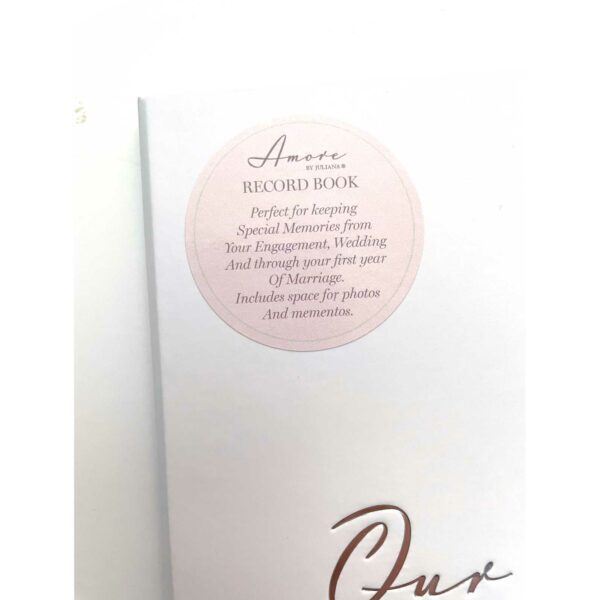 Amore Wedding Record Keepsake Book - Image 7
