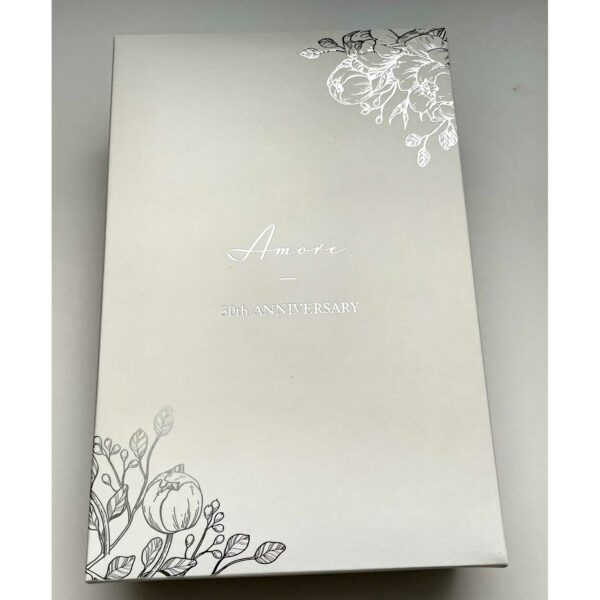 Amore 50th Anniversary Champagne Flutes box