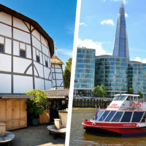 Guided Tour of Shakespeare's Globe and Thames River Rover Cruise for Two